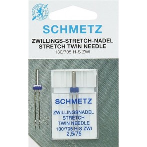 Schmetz tweelingnaald stretch 2,5/75